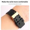 16mm Harz-Silikon-Armband für Casio G-Shock GA-100/110/120 GA400/700 GD-100/110 G-8900 GLS-100 Herren Damen Schwarz Gold Uhrenarmband