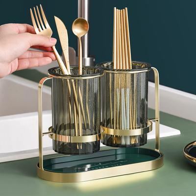 1 support de baguettes pour vaisselle, égouttoir à vaisselle, support de fourchette, cuillère, vaisselle, ustensiles de maison, étagère, organisateur de couverts de cuisine