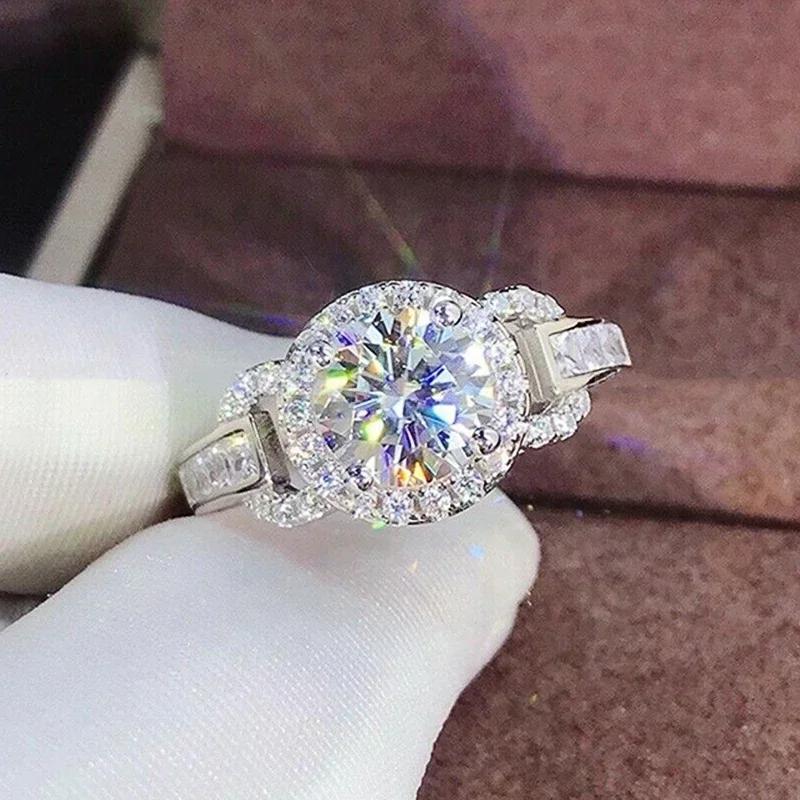 Newly Designed 3Pcs Set Rings Wedding Engage Luxury Accessories For Women High Quality  Color  Fashion Jewelry