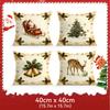Santa Claus Christmas Tree Bell Pillowcase Bedroom Cushion Cover 100% Polyester Living Room Cushion Pillowcase Home Decor