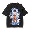 Goku X Vegeta Super Saiyan Washed T Shirts Streetwear Hip Hop Vintage TShirt Dragon Ball Z Tees Men 100 Cotton Oversize Summer