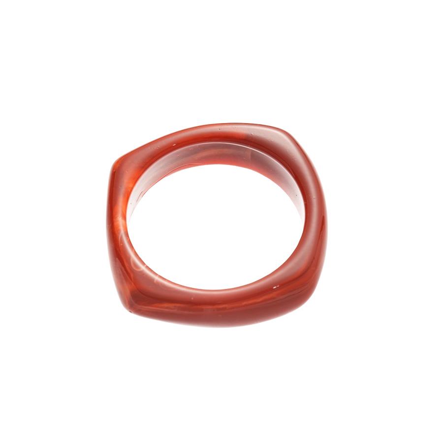 European and American Fashion High-End Marbled Acrylic Bangle Bracelet - Women's Versatile Hand Jewelry