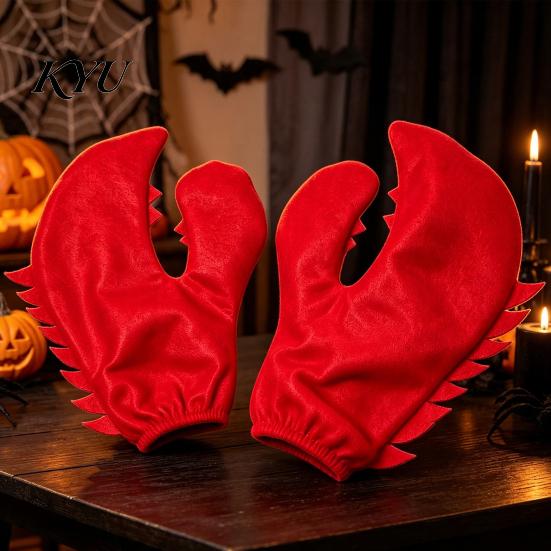 Funny Gag Gift for Adults 1 Pair Lobster Crab Claws Gloves, Novelty Themed Event Performance Outfit Claw Costume Halloween Costume, Carnival