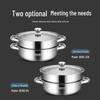 Boernis 28cm Stainless Steel Double-Layer Steamer Pot