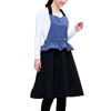 Francfranc Peplum Full Apron In Blue and Black, Perfect for New Life