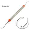 1 pieza de alta calidad Curetas Gracey Dentales Raspador Periodontal Acero Inoxidable Curetas Óseas Periodontales Perio