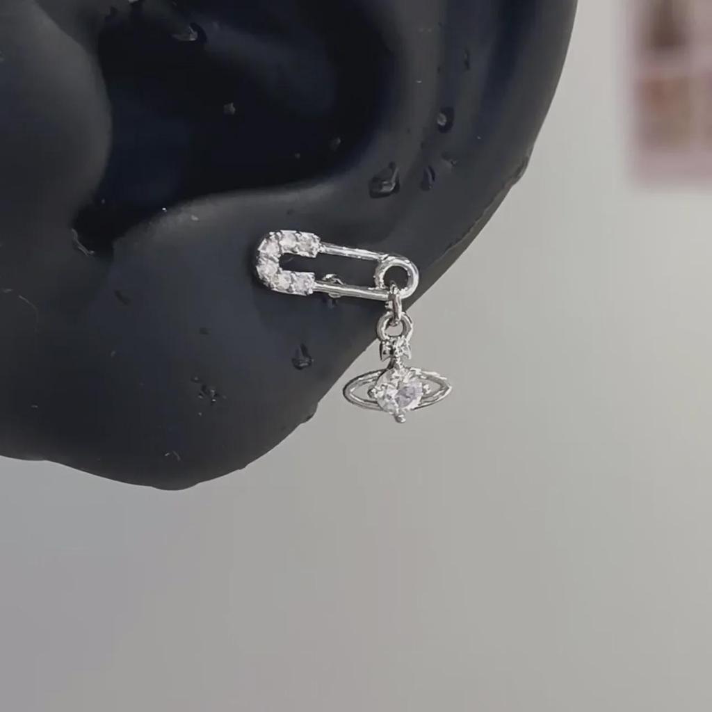 Punk Fashion Titanium Steel Ear Bone Studs: Cool Cochlear Piercing Earrings Collection