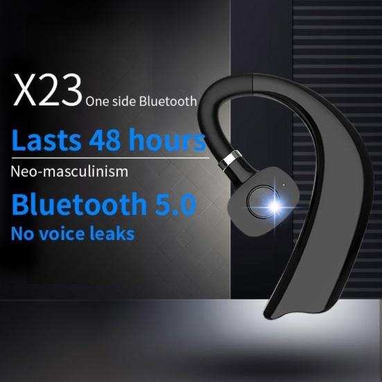 1ks Bezdrátová sluchátka s háčkem za uši kompatibilní s Bluetooth 5.0, handsfree, firemní sluchátka