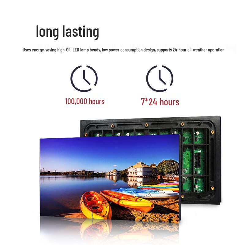 Goeing P2 Indoor Full-Color LED Display Panel CN Plug (adapter Included)