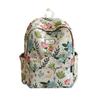 Schoolbag small fresh floral student schoolbag 1011 new fashion flower backpack light leisure going out sports backpack