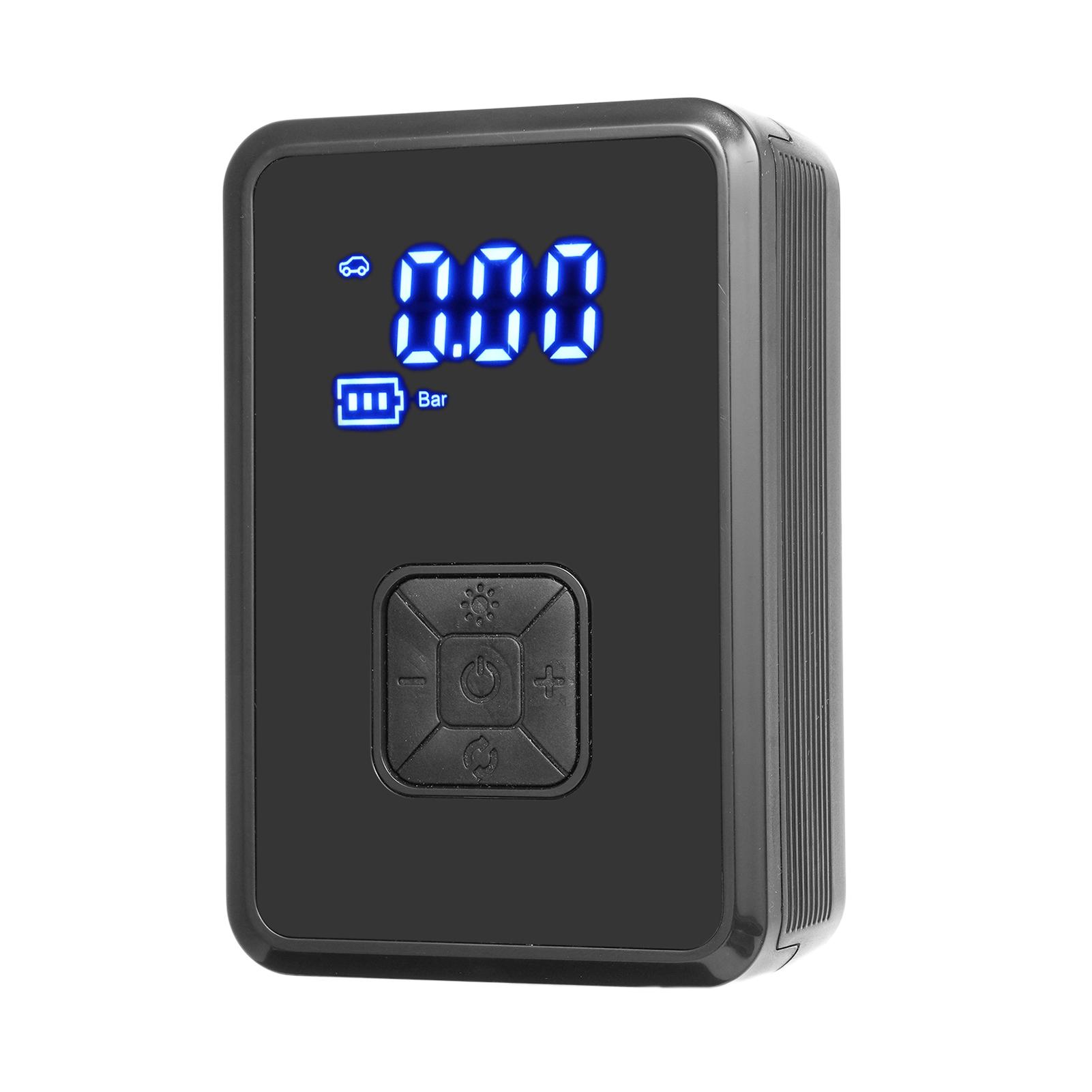 

Накачиватель шин, воздушный компрессор, портативный 150PSI, быстрый накачивающий насос для автомобильных шин, портативный беспроводной чёрный