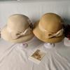 Straw hat women's summer bow straw beach hat outdoor travel sun hat new sun hat