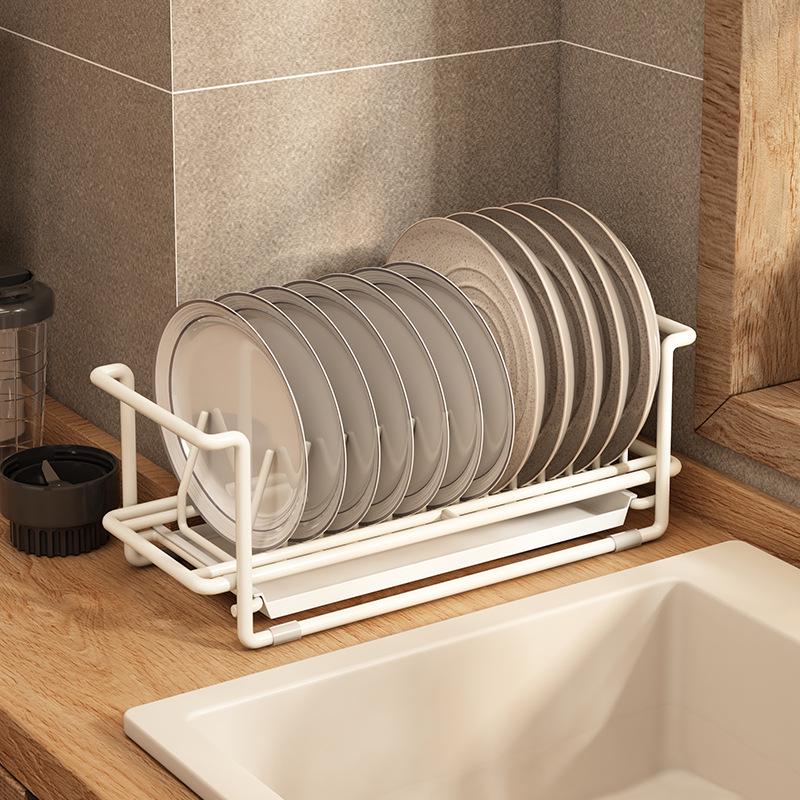 Kitchen Dish Drying Rack with Chopstick and Cutlery Storage
