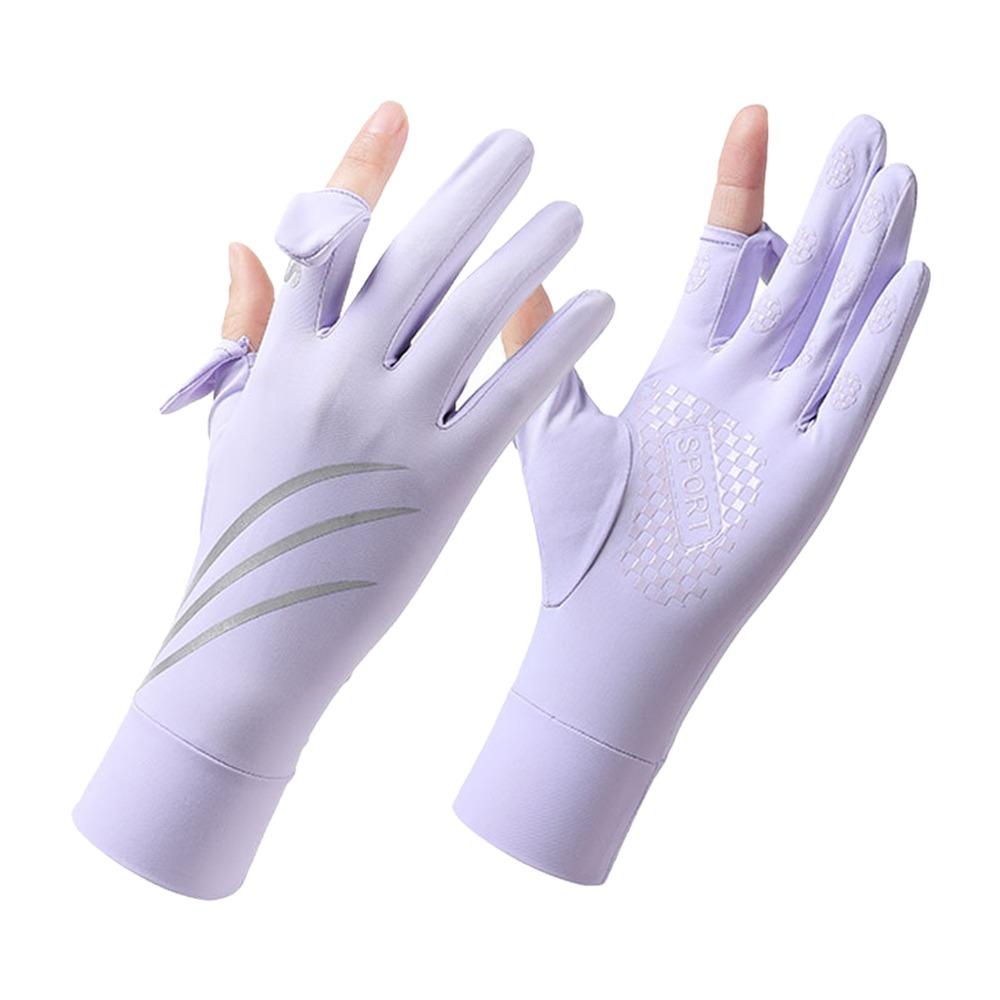 Touch Screen Cycling Gloves Sun Protection Driving Gloves Women Anti-uv Sun Gloves Outdoor Sports