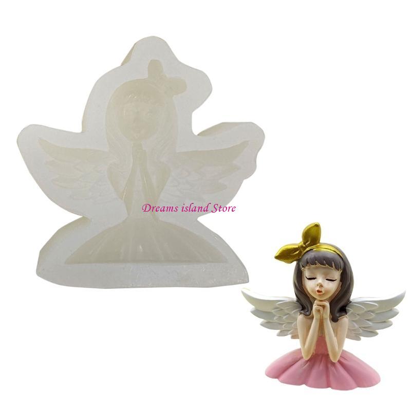 

Angel Princess Cake Mold Vegetable Fudge Candy Mold Chocolate Dessert Decor HX6C