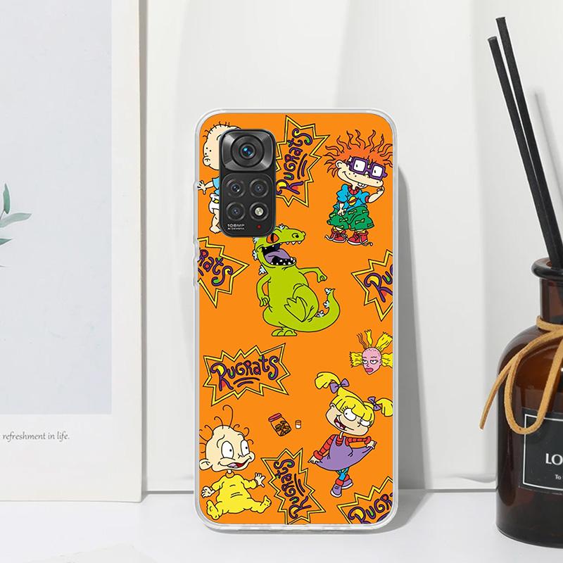 Cartoon R-Rugrat Phone Case For Xiaomi Redmi Note 13 14 12S 11S 10S 12 11E 10 Pro Plus 11T 9S 9 8T 8 7 Art Fundas Back Cover