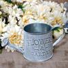 1pc Retro Small Iron Watering Can Home Garden Ornaments Creative Decoration Bucket Pots For Flowers