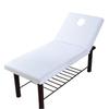 Practical 70x190cm Massage Table Bed Fitted Sheet Elastic Full Cover Rubber Band SPA Treatment with Face Breath Hole