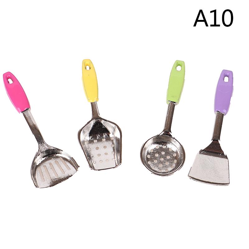 

Dollhouse Miniature Accessories Mini Shovel Soup Spoon Kitchen Cooking Tool as the picture