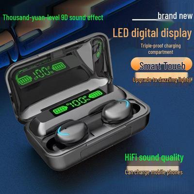 F9-5 True Wireless Noise-Cancelling Bluetooth Earbuds with High Sound Quality and Extended Battery Life for Men and Women