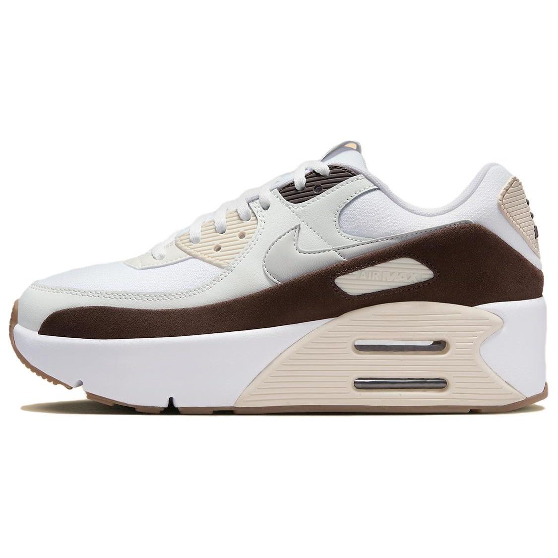 (WMNS) Nike Air Max 90 LV8 White Baroque Brown Women s FD4328-102 EU 37.5
