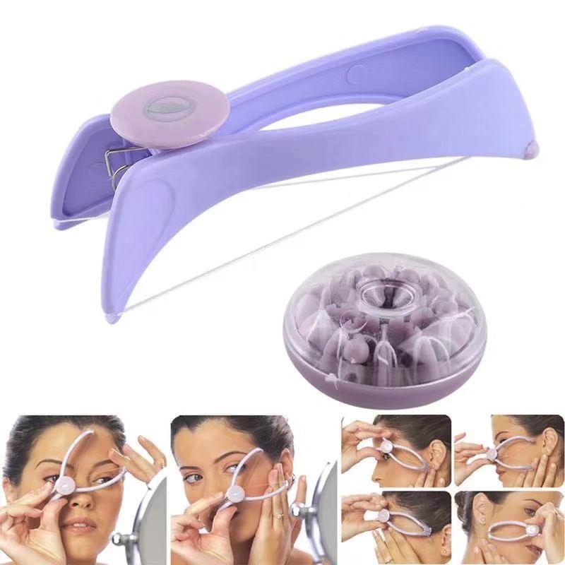 Facial Hair Removal Cotton Thread & Tweezers Epilator