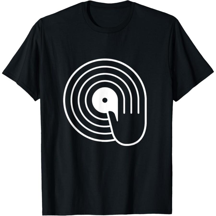 

Spin Hand Vinyl Record DJ Graphic Minimalist T-Shirt XXXXXL