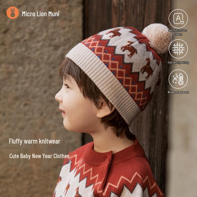 Cute Baby Winter Knitted Earflap Hat 46