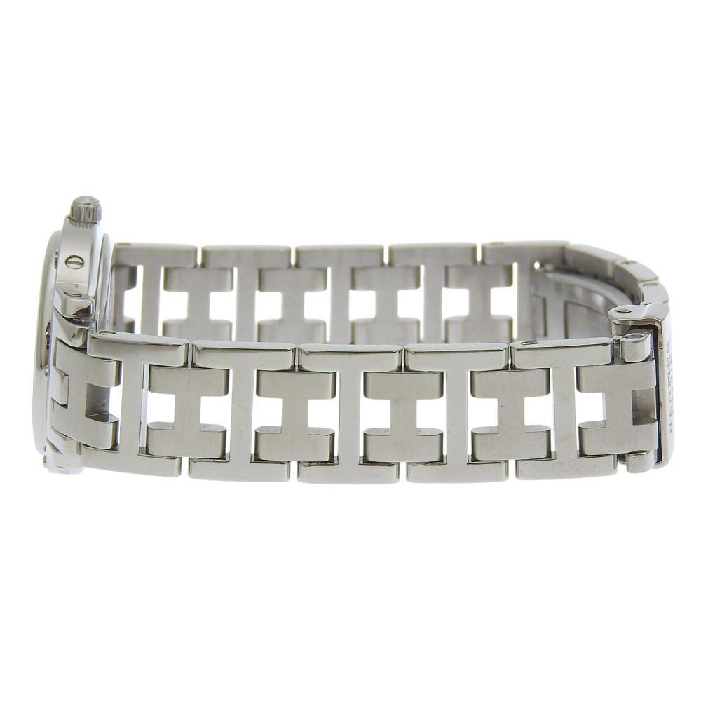 Hermes Clipper Watches CL4.210 pinkDial Stainless Steel Quartz Analog Display Women Used