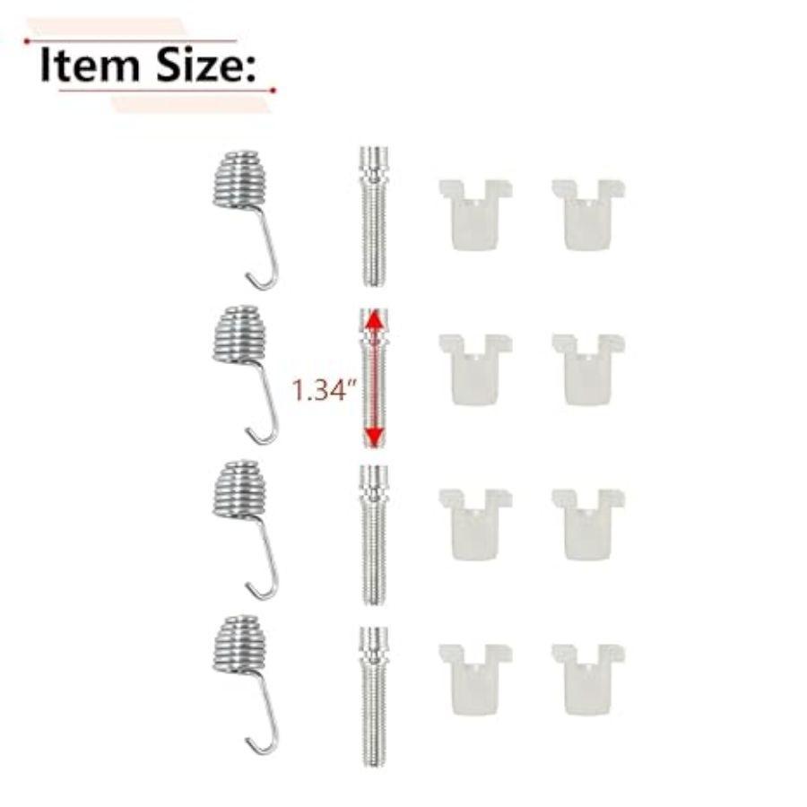 Headlight Adjuster Kit Screws Nuts Springs Compatible with 1964 1965 1966 19