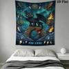 How to Train Your Dragon Wall Tapestry Aesthetic Wall Hanging Printed Fabric Blanket Decorative Tapestries for Bedroom Living Room Home Decor