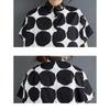 Polka Dot Print Summer Casual Two Piece Set Short Sleeve Loose Blouse Women Shirt Top Fashion Clothing Long Skirts Suit 2025