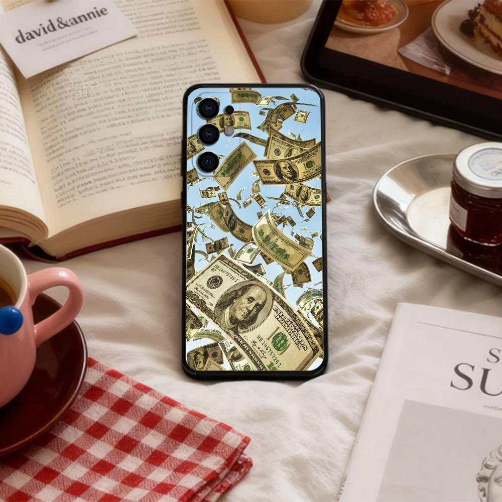 COOL M-Money 100 Dollars   Phone Case For Samsung S 25,24,23,22,30,21,10,9,Ultra,Plus,Lite,FE,4,5 G Soft Black Case