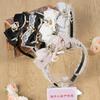 Japanese Side  Bow Headband Crown Pearl String Headband Lolita Hairy Clip Korean Accessories