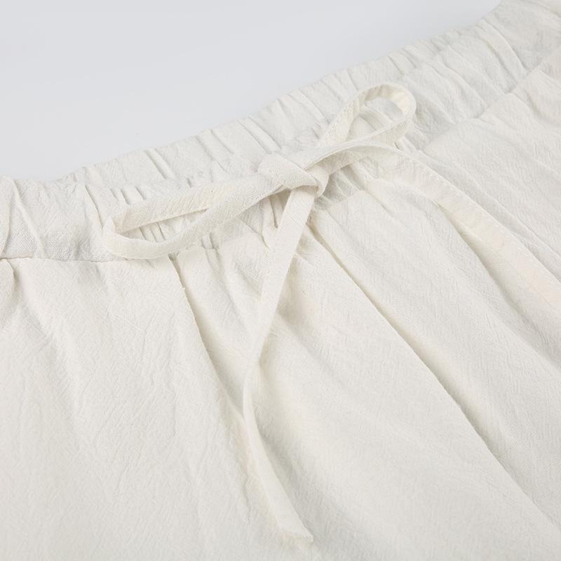 Clearance: Everyday Casual Drawstring Straight-Leg Pants