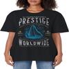 Prestige Worldwide Funny Stepbrothers Boat Graphic Adult Oversized Vintage T-Shirt