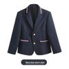 Veste de costume style académie bleu marine pour enfants