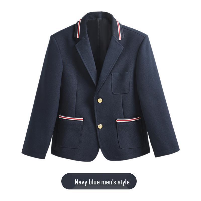 Veste de costume style académie bleu marine pour enfants