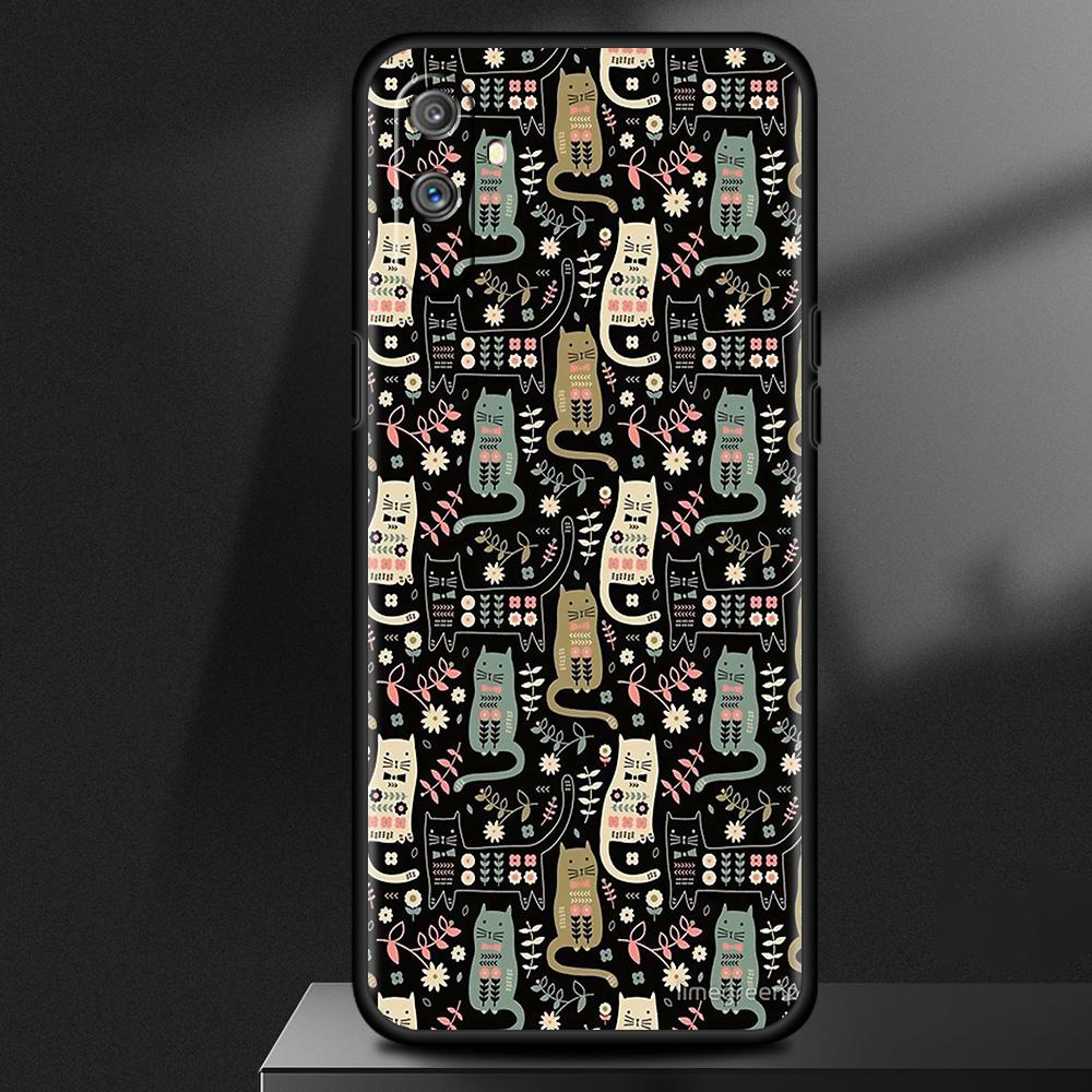 

Силиконовый чехол с мультяшным забавным котом для Realme 8 C21 6 7 Pro C3 C11 XT GT 5 C12 C15 C21Y X50 7i, роскошный мягкий чехол для телефона Fundas Realme GT Master