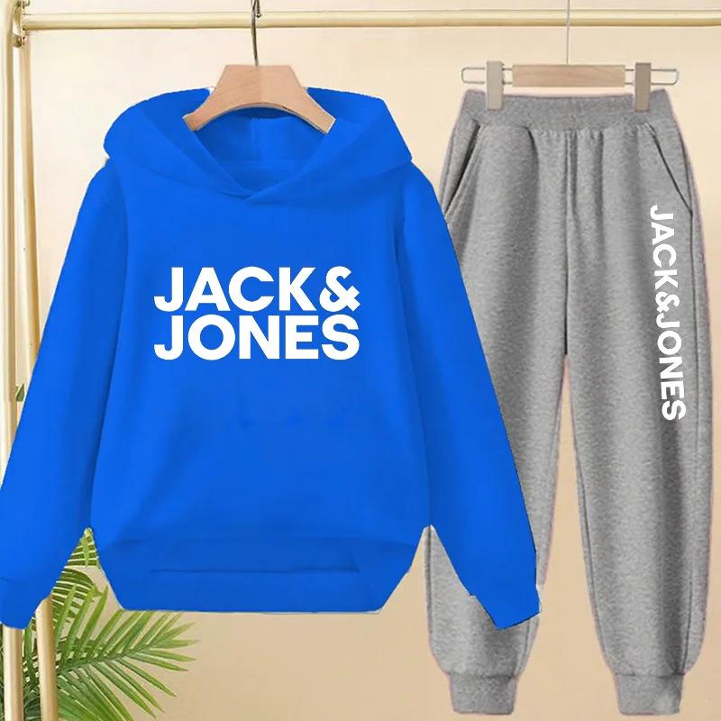 Boys Hoodies Sweatshirt +Pants New Jack print clothes Sets Fashion Girls Hoodies Game Spring Autumn sweatshirt Clothes