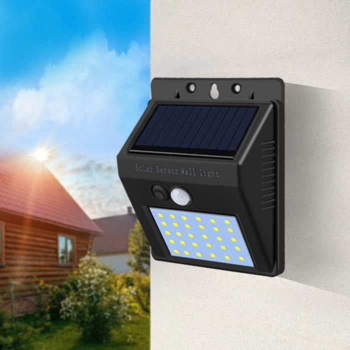 Lampe Solaire Extérieur 30 Led Lumière Solaire Extérieur ip65 étanche