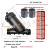 360° Rotating Sprinkler Head with 120 Mesh Filter for Greenhouse Drip Irrigation Systems