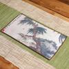 1Pc 16x29cm Colored Tea Towel Teahouse Household Creative Antique Absorbent Suede Tea Mat Printing China-Chic Tea Cloth