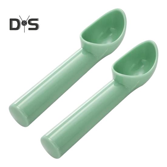 

2 шт. ложка для мороженого с ручкой, медленно тающая круглая форма для приготовления шариков для закаленного мороженого, фруктовая резьба, десерт, презентационный инструмент для дома циан