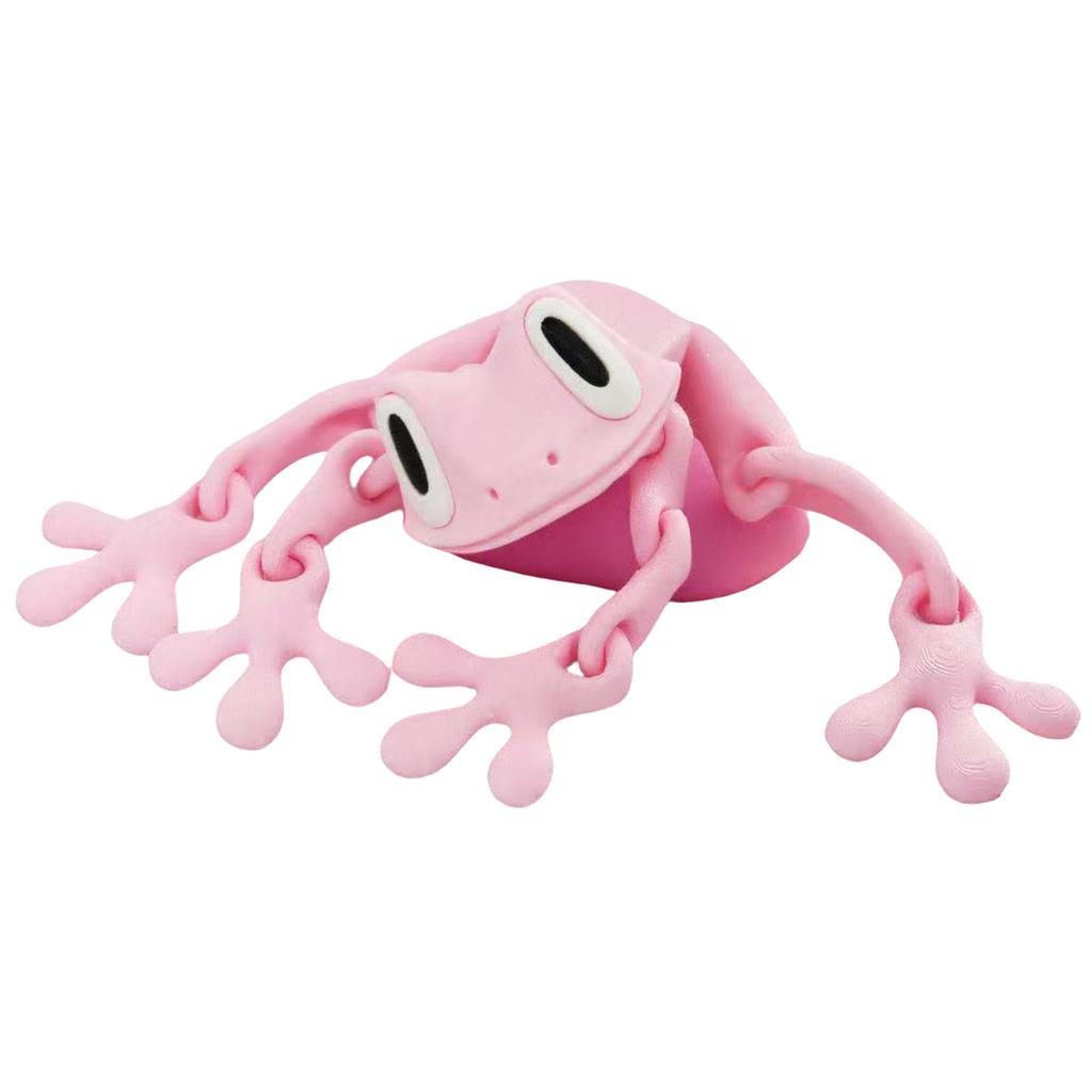 3D Printing Magnetic Refrigerator Sticker W/ Movable Joint Movable Joints Frog Fridge Magnet for Refrigerator Garage Decorations