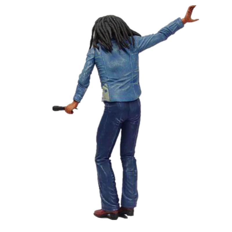 18cm PVC Bob Marley Sänger Figur Sammlerstück Spielzeug Mikrofon haltendes Modell Puppe