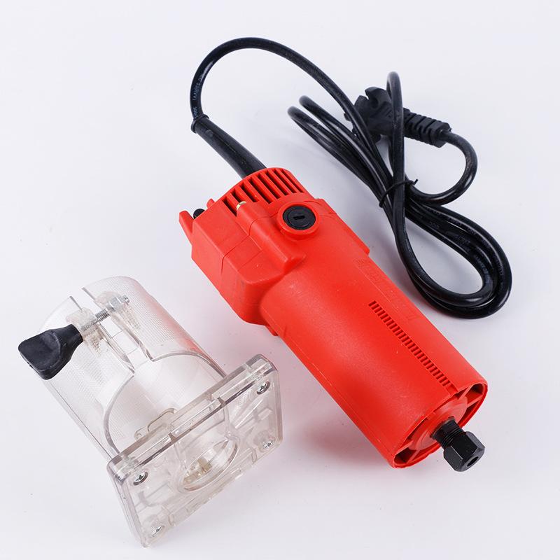 

Триммер по дереву Электрический триммер Деревообработка Электрический ручной триммер Ламинатор по дереву Триммер для кромок оранжевый