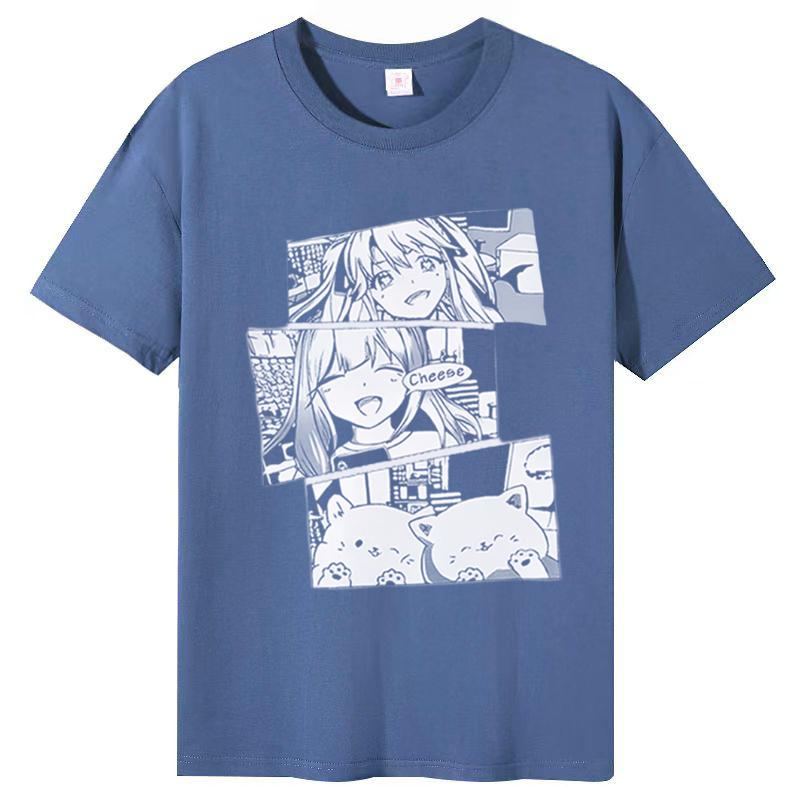 Printed Fashion Ladies Short Sleeve T-Shirt Summer