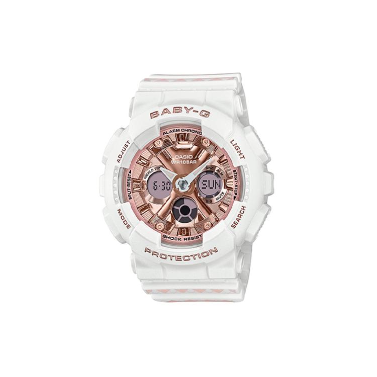 CASIO Baby G BA 130SP 7A BA-130SP-7A Rose Gold Watch Dial