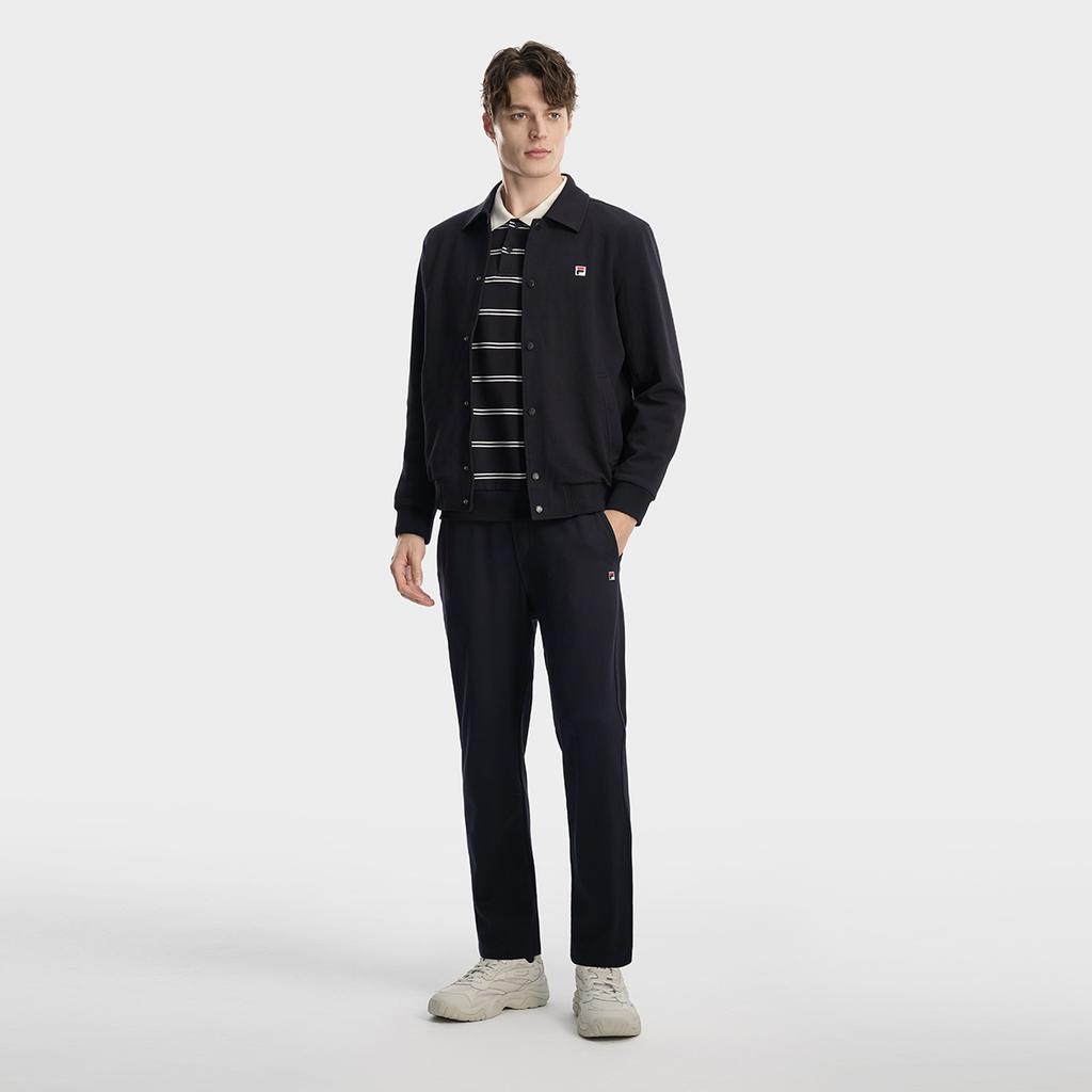 FILA Heritage Fashion Trendy Minimalist Classic Retro Sports Casual Versatile Comfortable Jacket Men jackets Legendary-Blue F11M618501FNV